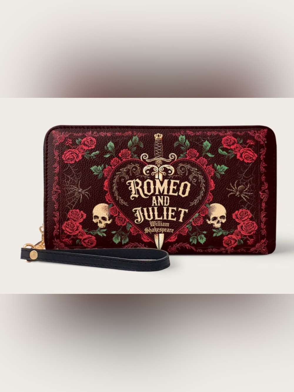 ***Host Pick!***Romeo and Juliet Burgundy Poison Rose Wallet